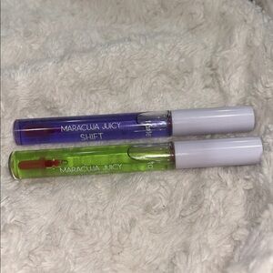 2 Tarte Maracuja Juicy Shift Lip Oil cheek ph adjusting tint Grape & Kiwi $37 ea